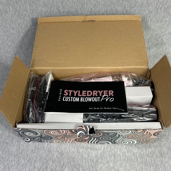 (OB) Calista StyleDryer Custom Blowout Pro Hair Drying Brush Pink 2 Atrachments - Picture 16 of 16